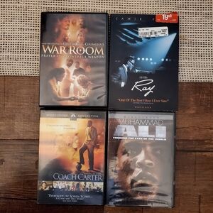 Ray. Coach Carter. War Room. Muhammad Ali Through the Eyes of the World.